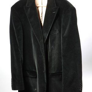 Perry Ellis Black Velvet Blazer